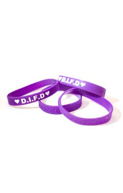 DIFD Purple Awareness Bands